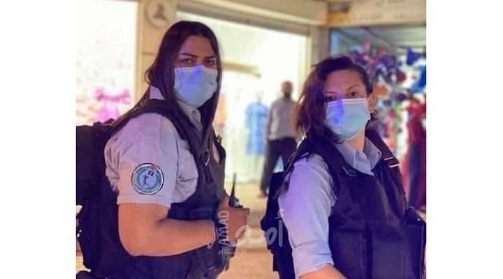 فتيات يعملن في الشرطة المرورية في نابلس يثرن الجدل عبر مواقع التواصل الاجتماعي- صور