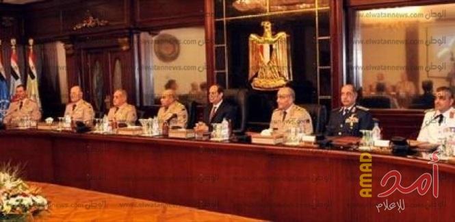 بعد الهجوم الإرهابي في العريش...السيسي يجتمع بالمجلس الأعلى للقوات المسلحة