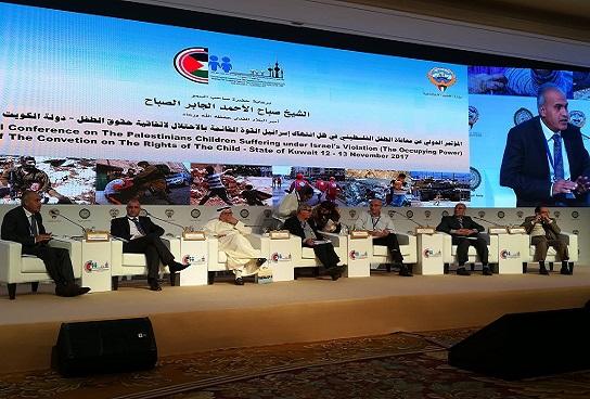 "الحركة العالمية" تشارك بمؤتمر دولي حول معاناة الطفل الفلسطيني جراء الاحتلال في الكويت