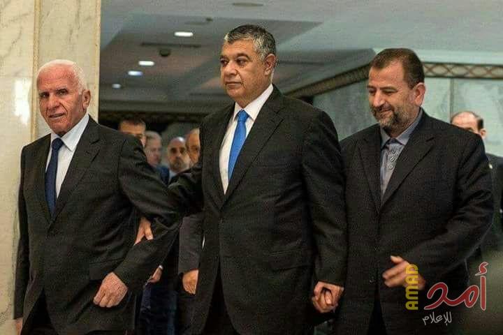 محدث بالصور .. الأحمد والعاروري: سنطبق بنود المصالحة خطوة خطوة و مصر لها الفضل الأكبر بإنهاء الانقسام