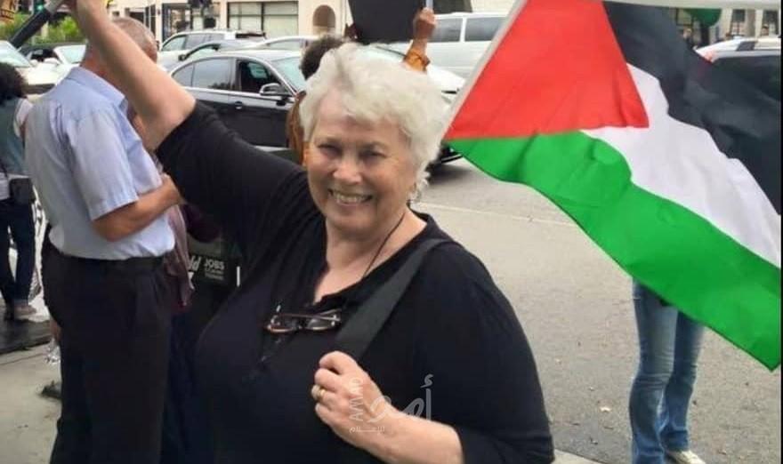 وفاة الناشطة الأميركية المدافعة عن حقوق الشعب الفلسطيني "ماري ثومبسون"