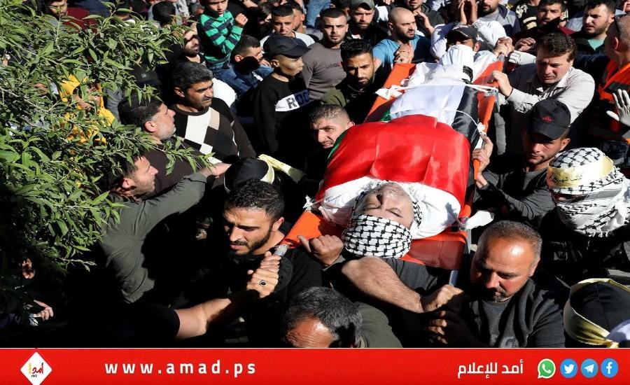 نابلس: تشيّع جثمان الشهيد فواز حمايل في بلدة بيتا - صور