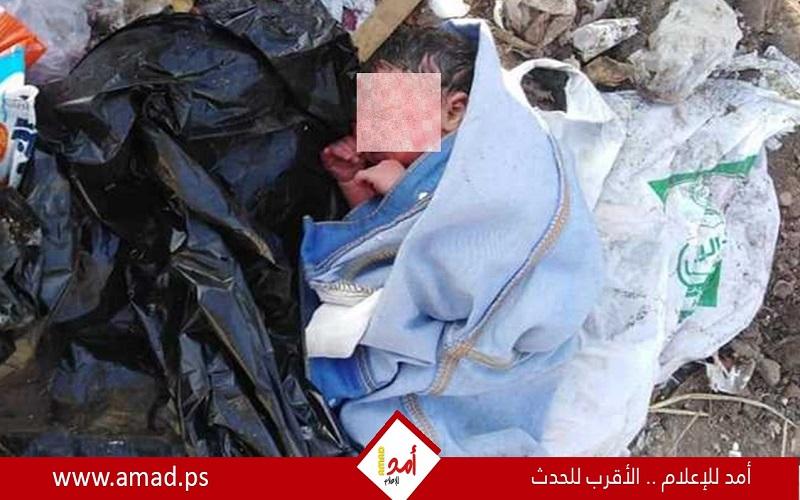 غزة: العثور على طفل حديث الولادة في مكب النفايات