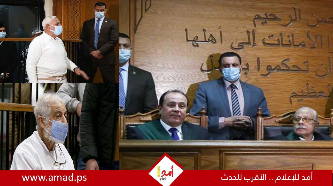 محكمة الجنايات المصرية: المشدد 15 عامًا لـــ محمود عزت وأبوالفتوح و10 سنوات لـ القصاص