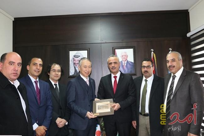 أبو دياك يبحث مع السفير الياباني دعم مؤسسات قطاع العدالة
