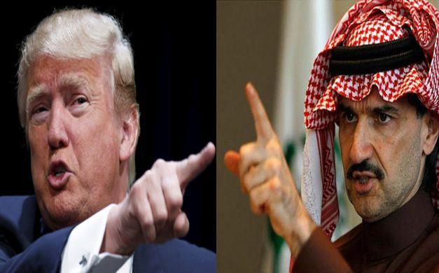 دونالد ترامب يرد على الوليد بن طلال ويصفه بـ"الغبي"