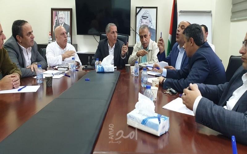 اللجنة العليا لتقييم ومأسسة دائرة التحويلات ومراجعة الاتفاقيات تعقد اجتماعاً برام الله