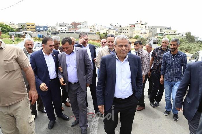 افتتاح شارع النبي الياس جيوس في قلقيلية