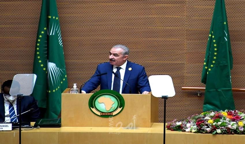 اشتية: إسرائيل ككيان تدرجت من عقدة الضحية إلى البارانويا ثم التطرف والتوسع الاستعماري ويجب إيقافها