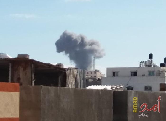 بالصور والفيديو.. طائرات الاحتلال تجدد قصفها على غزة وصفارات الانذار تدوي في البلدات الإسرائيلية