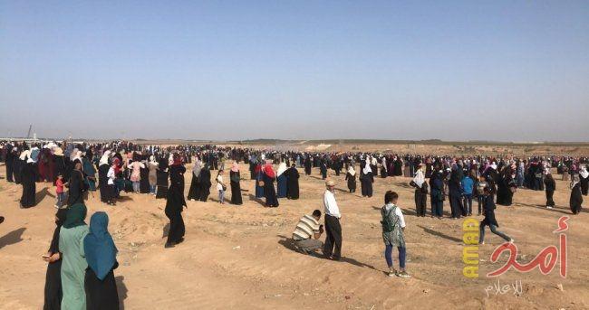 الصحة بغزة: 52 إصابة خلال اعتداء قوات الاحتلال على المشاركات في مسيرة "فلسطينيات نحو العودة وكسر الحصار"