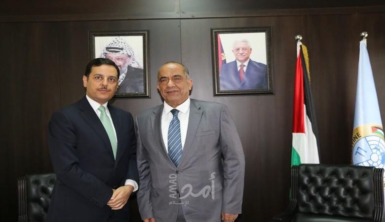 الشلالدة يلتقي السفير الأردني لتعزيز التعاون في المجال العدلي