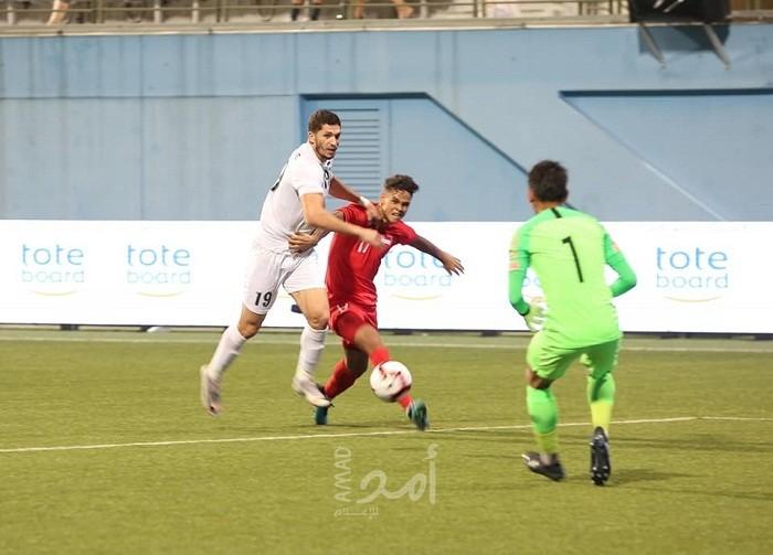 منتخب فلسطين الوطني يخسر امام سنغافورة