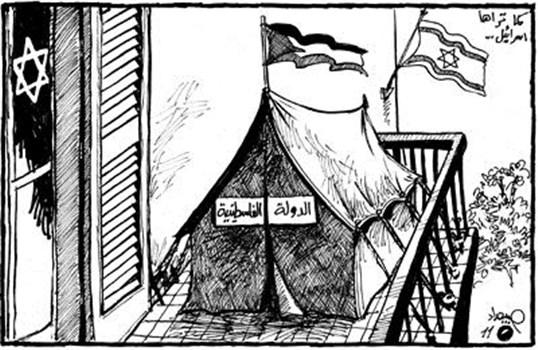 الدولة الفلسطينية كما تراها اسرائيل