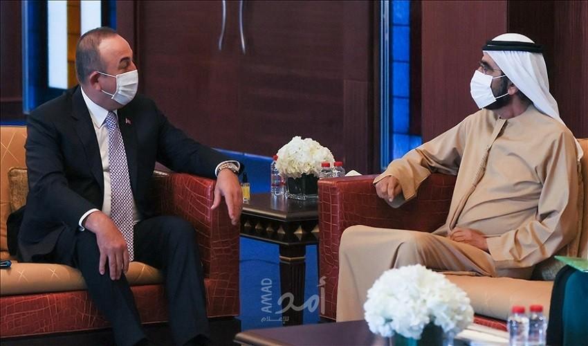 وزير الخارجية التركي يلتقي حاكم دبي لتعزيز العلاقات الاقتصادية والتجارية