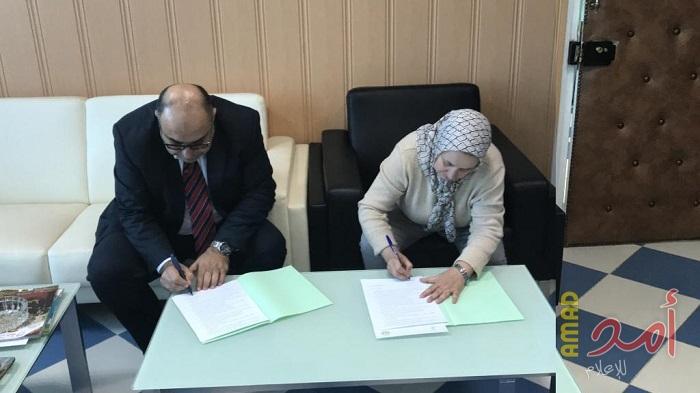 جامعة الإسراء توقع مذكرة تفاهم مع جامعة أم البواقي (صور)