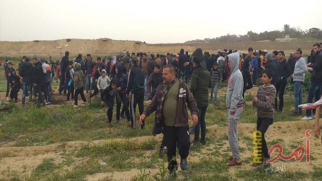 باستشهاد الفتى بلال النجار..الصحة: 4 شهداء و316 اصابة في مليونية الأرض والعودة (صور)