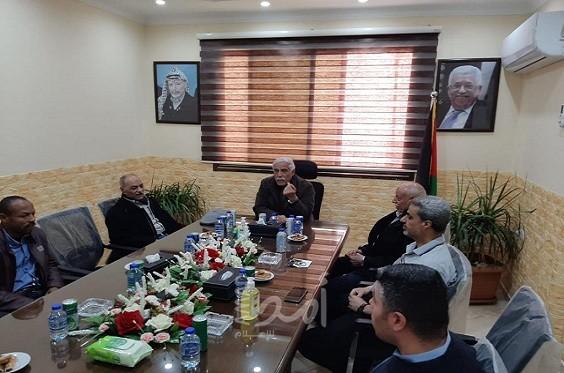 محافظ غزة يلتقي تجمع أبناء اللواء الشهيد زياد الاطرش