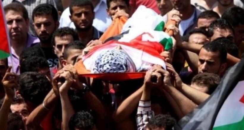 تشييع جثمان الشهيد طيراوي في كفر عين