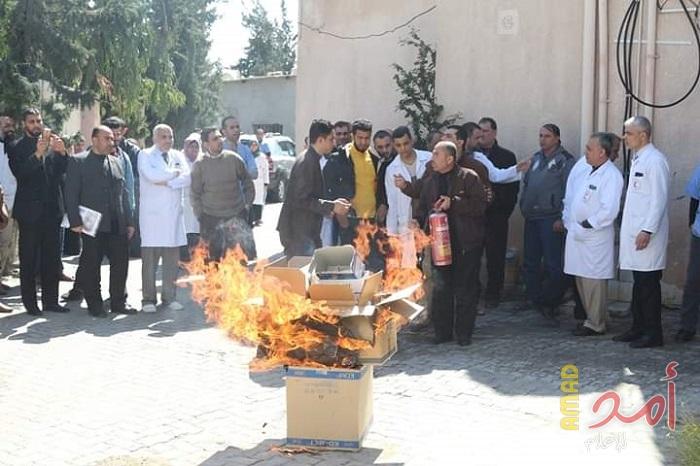 مستشفى النصر للأطفال بغزة تنفذ لقاءاً تدريبياً حول الصحة و السلامة المهنية