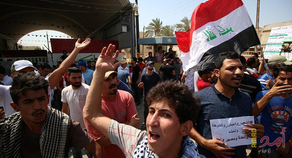 احتجاجات في بغداد تنديداً بمقتل متظاهرين في البصرة