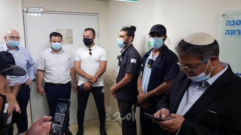 مواجهة بين الإرهابي بن غفير وأيمن عودة خلال محاولة استفزازية لزيارة الأسير "مقداد القواسمي" - فيديو
