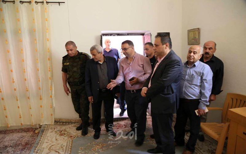 قلقيلية : زيارة تفقدية لاسر معوزة في بلدة كفر قدوم