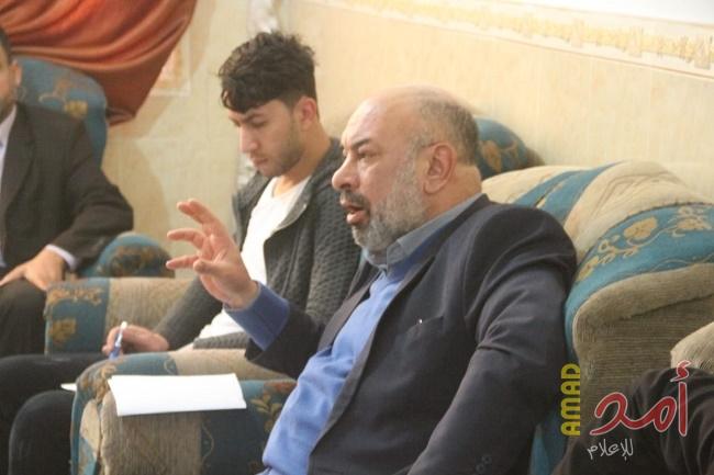 بعد الاعلان عن المبادرة الوطنية.. النائب جمعة يبدأ مشاورات من أجل انهاء الأحداث في غزة -صور