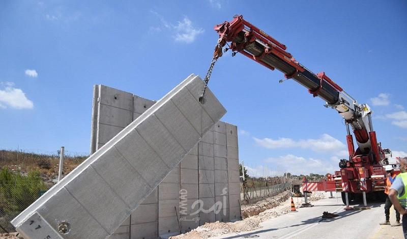 جيش الاحتلال يبدأ بناء جدار فصل جديد بطول (45) كيلومتراً شمال الضفة الغربية- فيديو