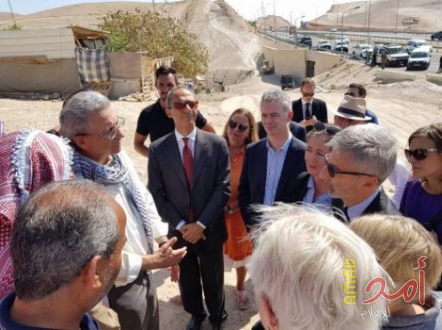 البرغوثي: محاولة اقتحام الخان الأحمر تؤكد تحالف الحكومة مع المستوطنين لتنفيذ مخططات التطهير العرقي