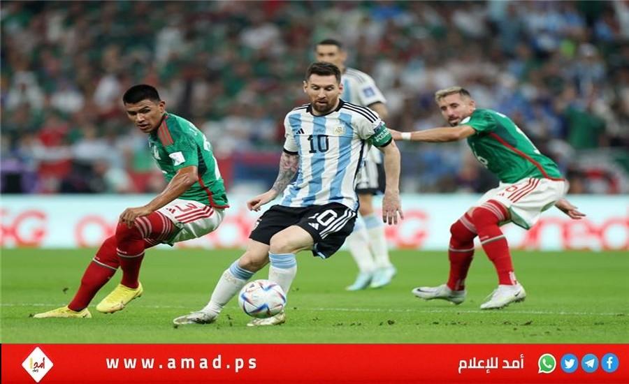 الأرجنتين تكسر ظهر  المكسيك بثنائية نظيفة في كأس العالم - فيديو