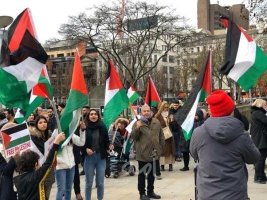 بروكسل: وقفة للتنديد بجرائم الاحتلال وانتهاكاته المستمرة بحق الشعب الفلسطيني