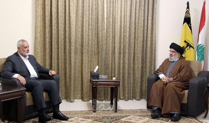 هنية يلتقي نصر الله وأكدا عمق العلاقة القائمة بين "حزب الله" و"حماس"