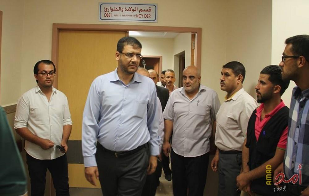 صحة غزة تبحث سبل تشغيل مبنى الولادة في مستشفى شهداء الأقصى