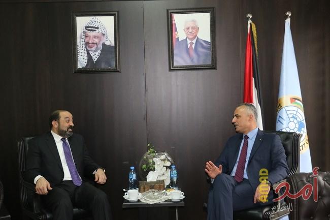 أبو دياك يبحث مع النائب العام الخطيب سبل تعريز التعاون