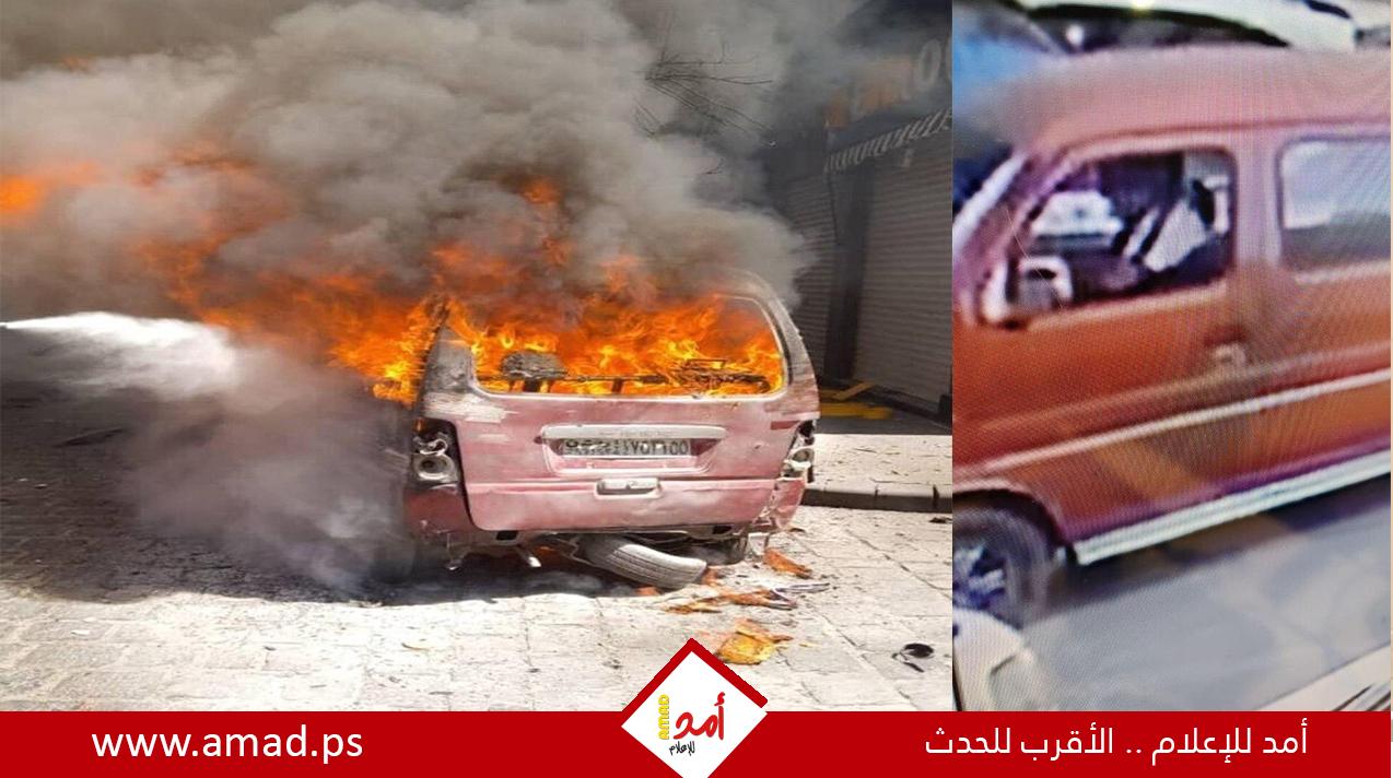كاميرات المراقبة ترصد سيارة التفجير عقب إفطار ماكرون في دمشق - فيديو 
