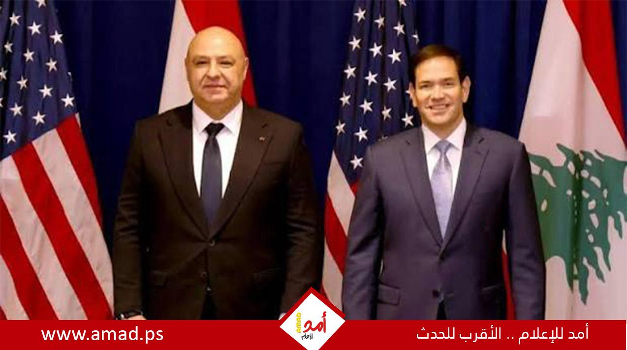  محدث - عون يبحث مع روبيو تنفيذ اتفاق الإطار الثلاثي