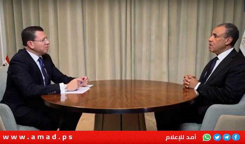 عبد العاطي: أكثر من 57 دولة عرضت التطبيع مع إسرائيل مقابل "حل الدولتين"