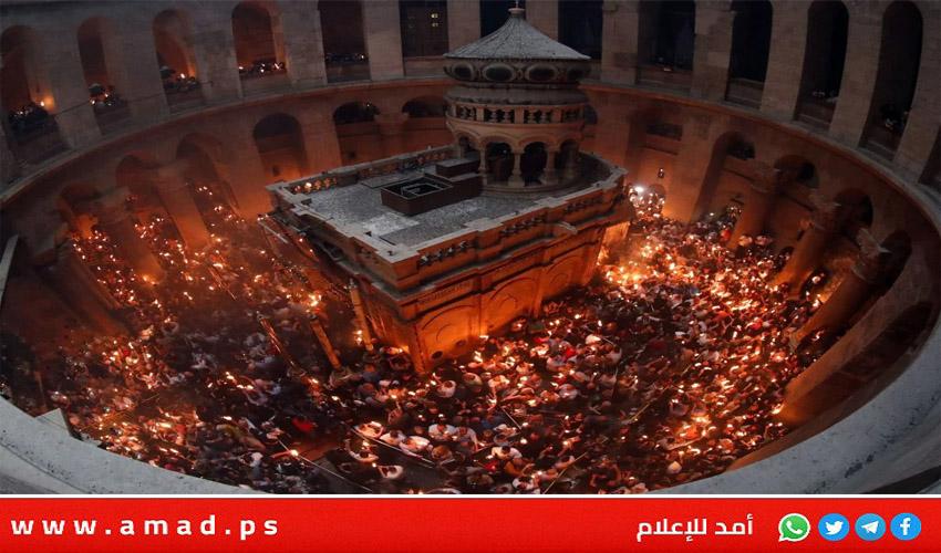 في يوم القيامة..جيش الاحتلال يعتدي على المحتفلين في القدس المحتلة - فيديو