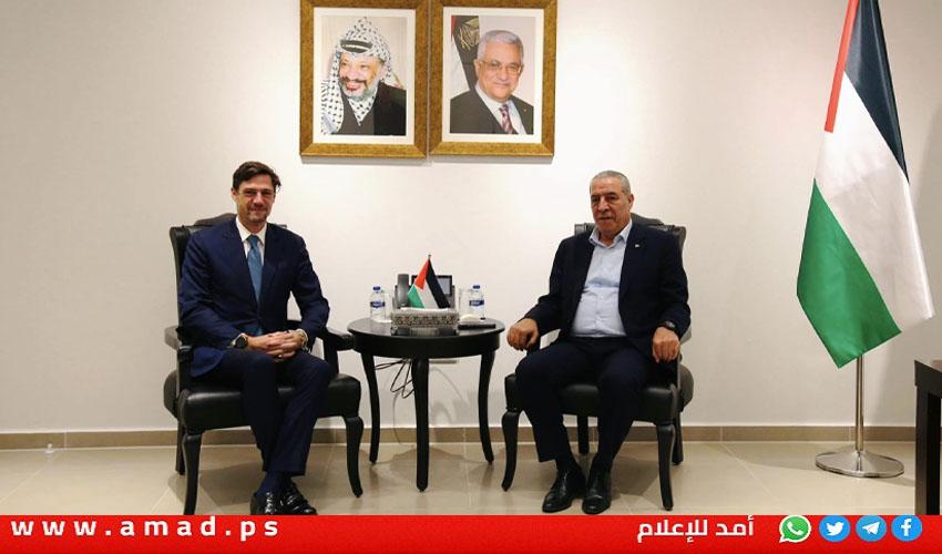 مهنئا الشيخ باختياره نائب الرئيس الفلسطيني..الاتحاد الأوروبي: خطوة مهمة نحو الاصلاح