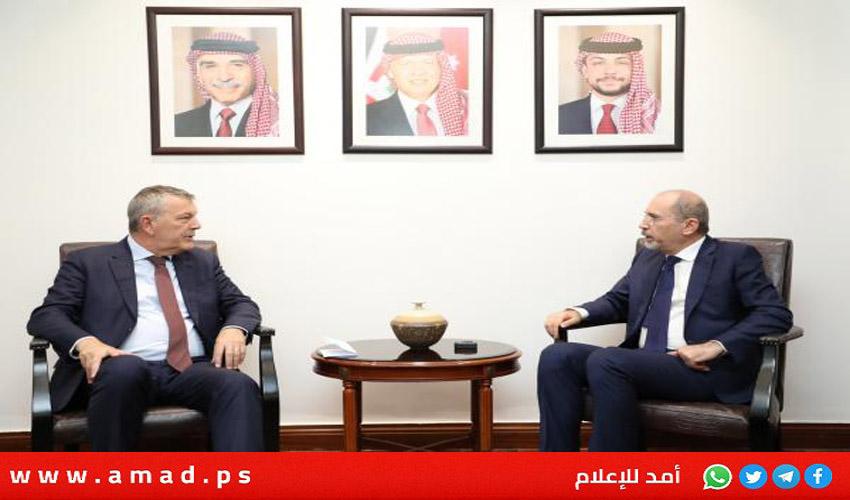 الصفدي ولازاريني يبحثان التحضيرات لاجتماع وزاري لدعم "الأونروا" الشهر الحالي