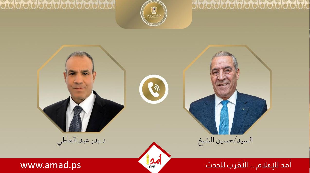 الشيخ يبحث مع وزير الخارجية المصري إعادة إعمار غزة والمصالحة