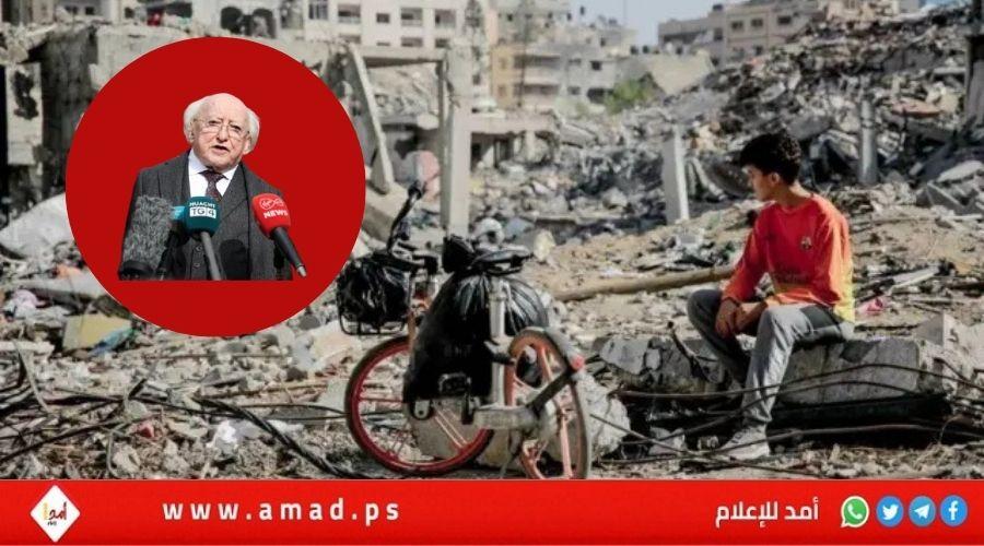 الرئيس الإيرلندي يقترح استبعاد إسرائيل وحلفائها من الأمم المتحدة بسبب حرب غزة