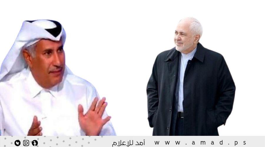 بن جاسم لظريف: ما طرحته يمثل مخرجا حقيقيا للحرب يحتاج شجاعة سياسية من الطرفين