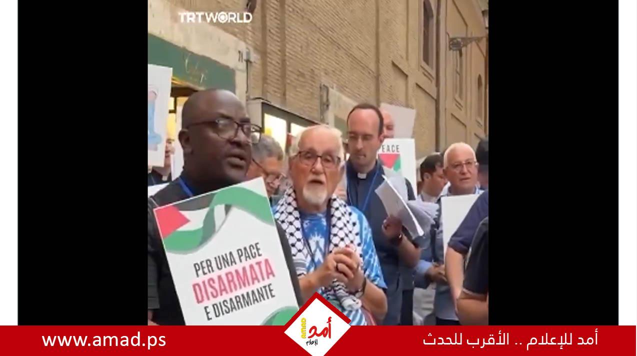 "كهنة ضد الإبادة” يصلّون في روما من أجل غزة