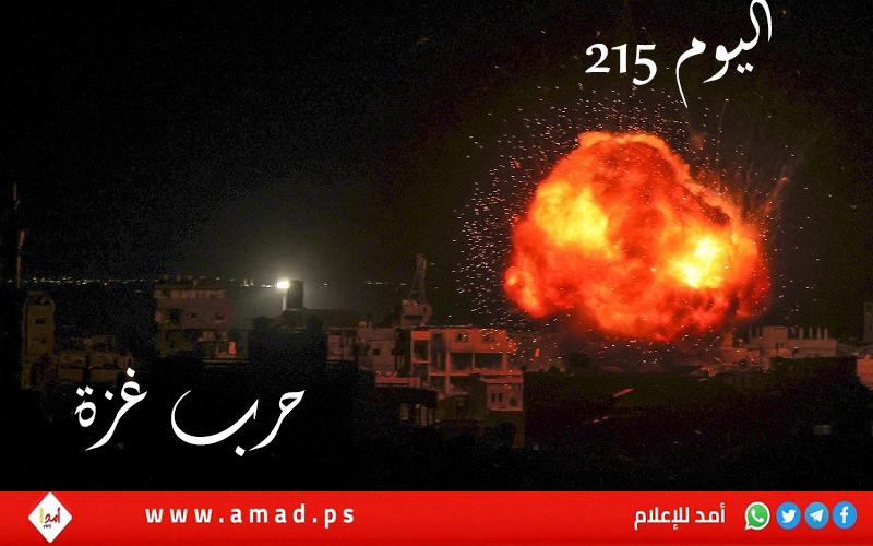 أولأ بأول..الحرب العدوانية على قطاع غزة ..مستمرة