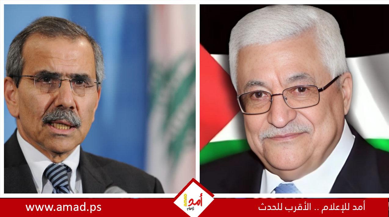 رئيس الوزراء اللبناني يجدد للرئيس عباس دعم بلاده الثابت لحقوق الشعب الفلسطيني