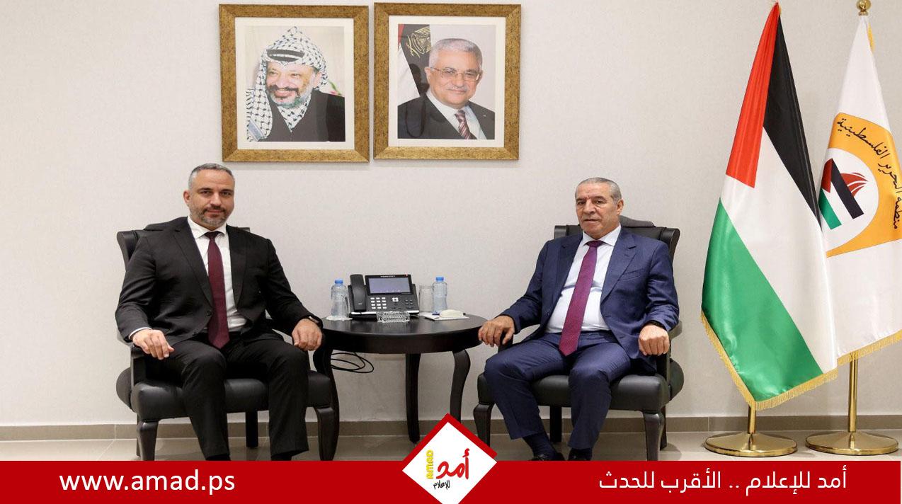 الشيخ يلتقي رئيس بلدية بيت لحم ويؤكد أهمية حماية المكونات الدينية والسياحية