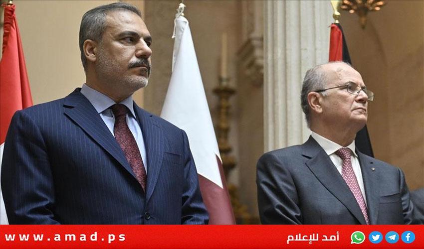 مصطفى يبحث مع وزير الخارجية التركي أجندة اجتماع مجموعة الدول الثماني
