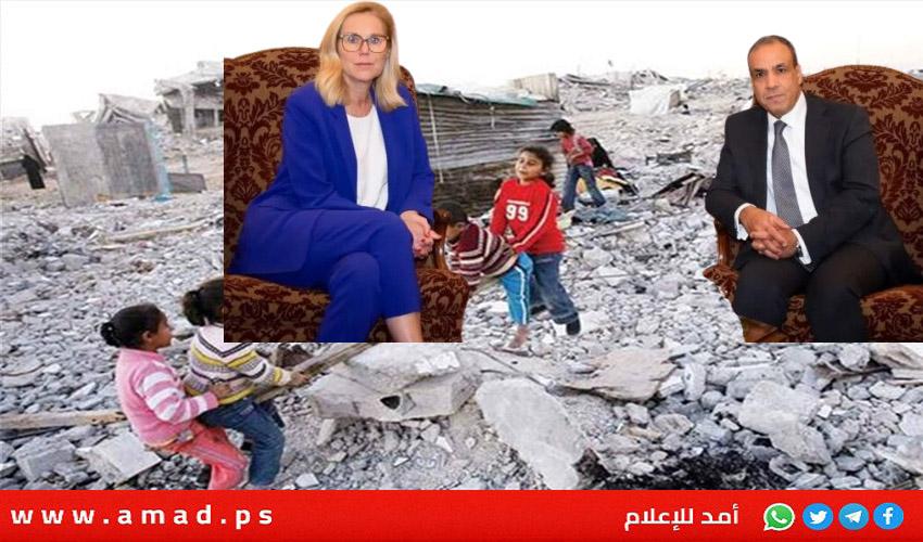 مصر والأمم المتحدة تبحثان ترتيبات المؤتمر الدولي لإعادة إعمار غزة